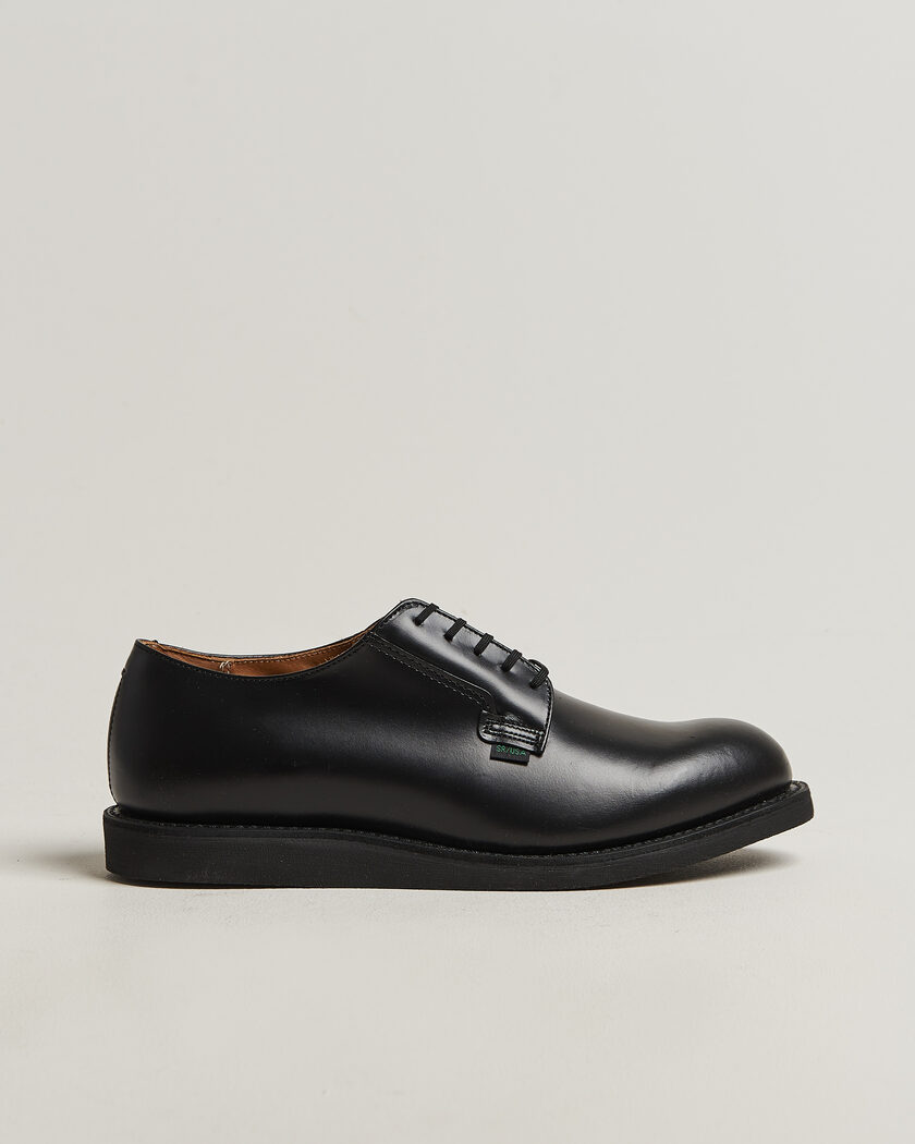 Red Wing Shoes Postman Oxford Black Chaparral – Musta
