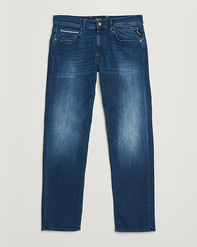 Replay Grover Straight Fit Hyperflex Jeans Dark Blue – Sininen