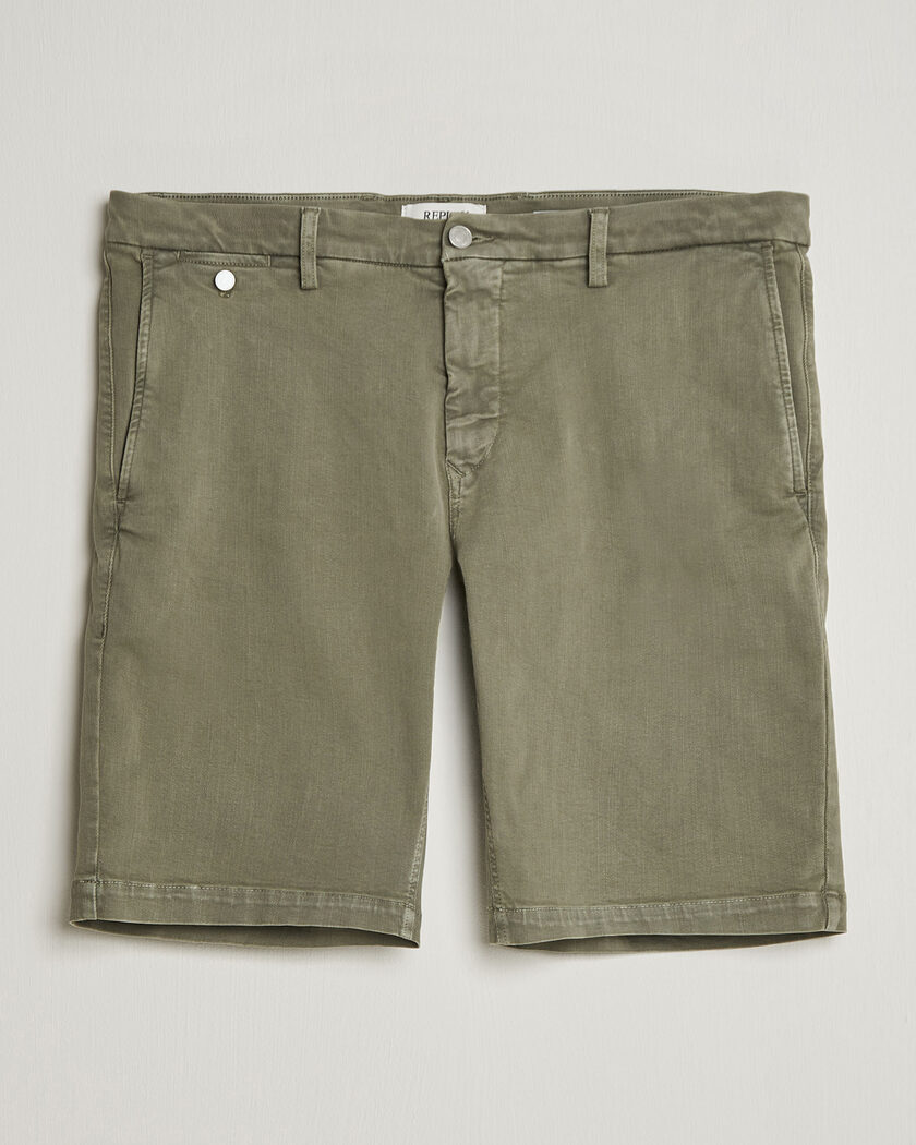 Replay Benni Hyperflex Shorts Military Green – Vihreä