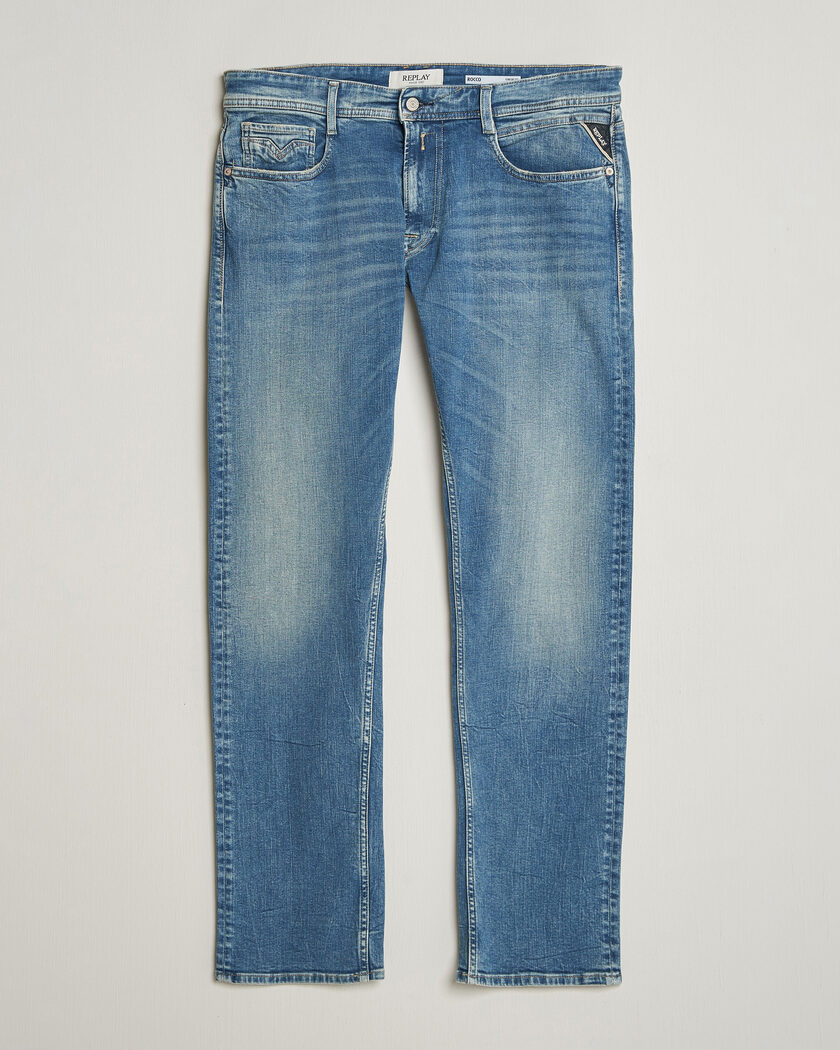 Replay Rocco Comfort Fit Stretch Eco Plus Jeans Medium Blue – Sininen