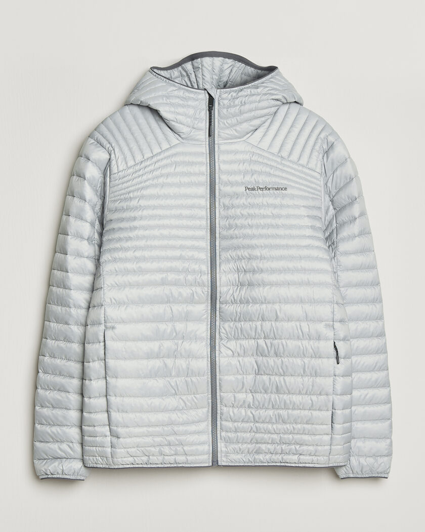 Peak Performance Monolight Insulated Hooded Jacket Summit Smoke – Harmaa