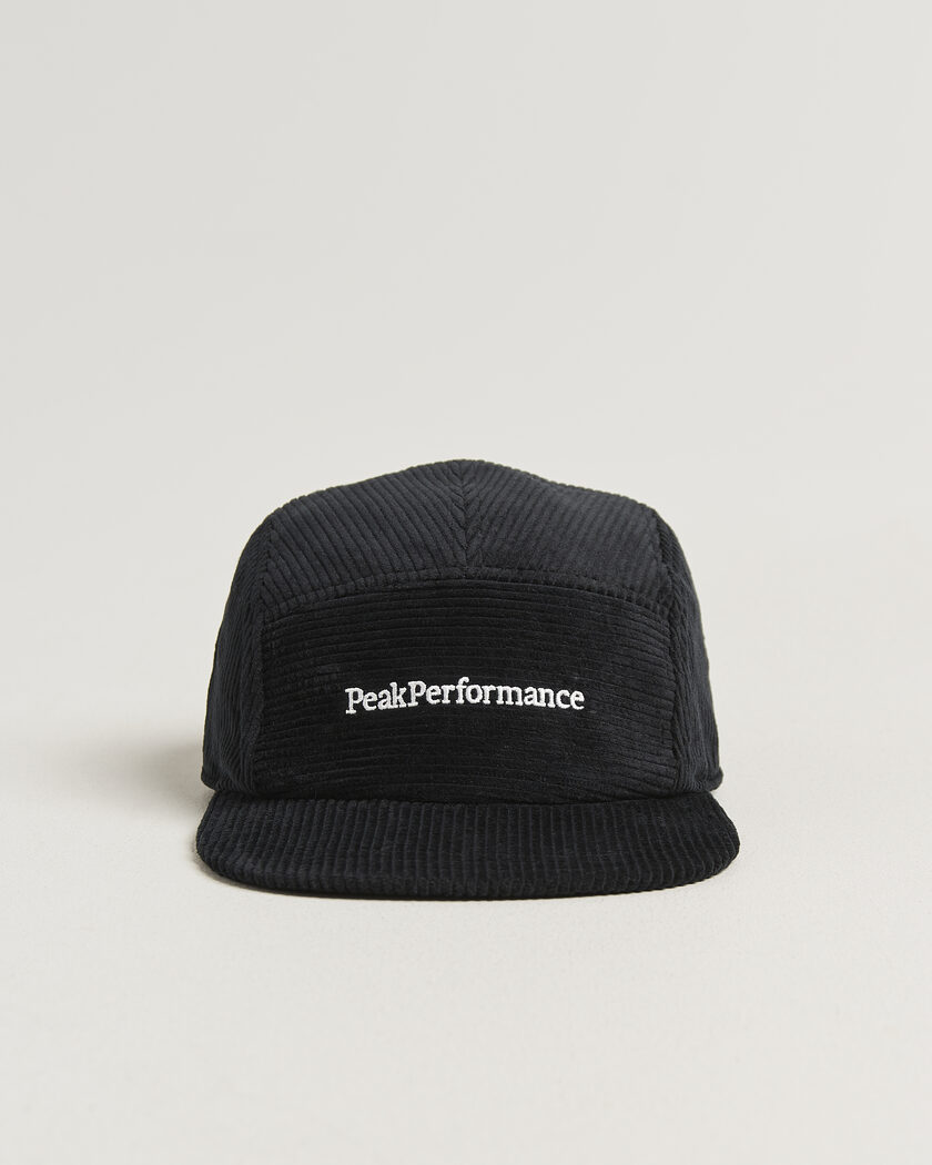Peak Performance Cord Cap Black – Musta