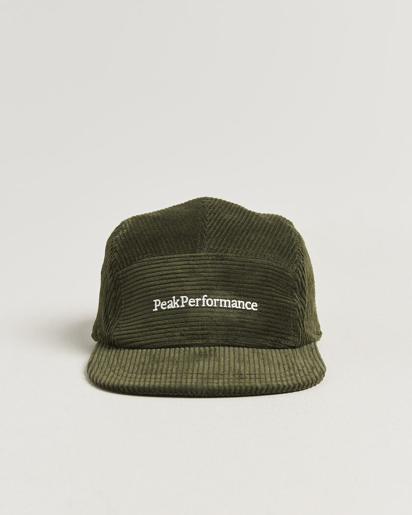 Peak Performance Cord Cap Pine Needle – Vihreä