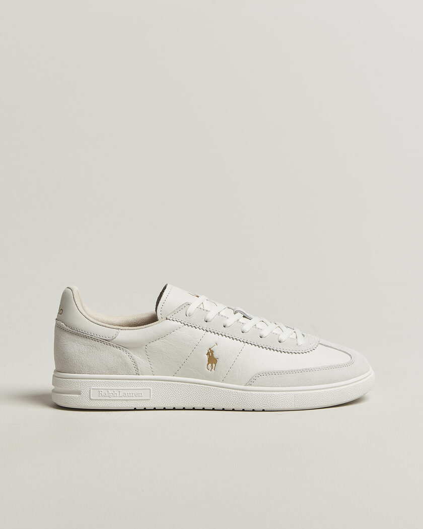 Polo Ralph Lauren Bedford Leather/Suede Sneakers Bianco – Valkoinen