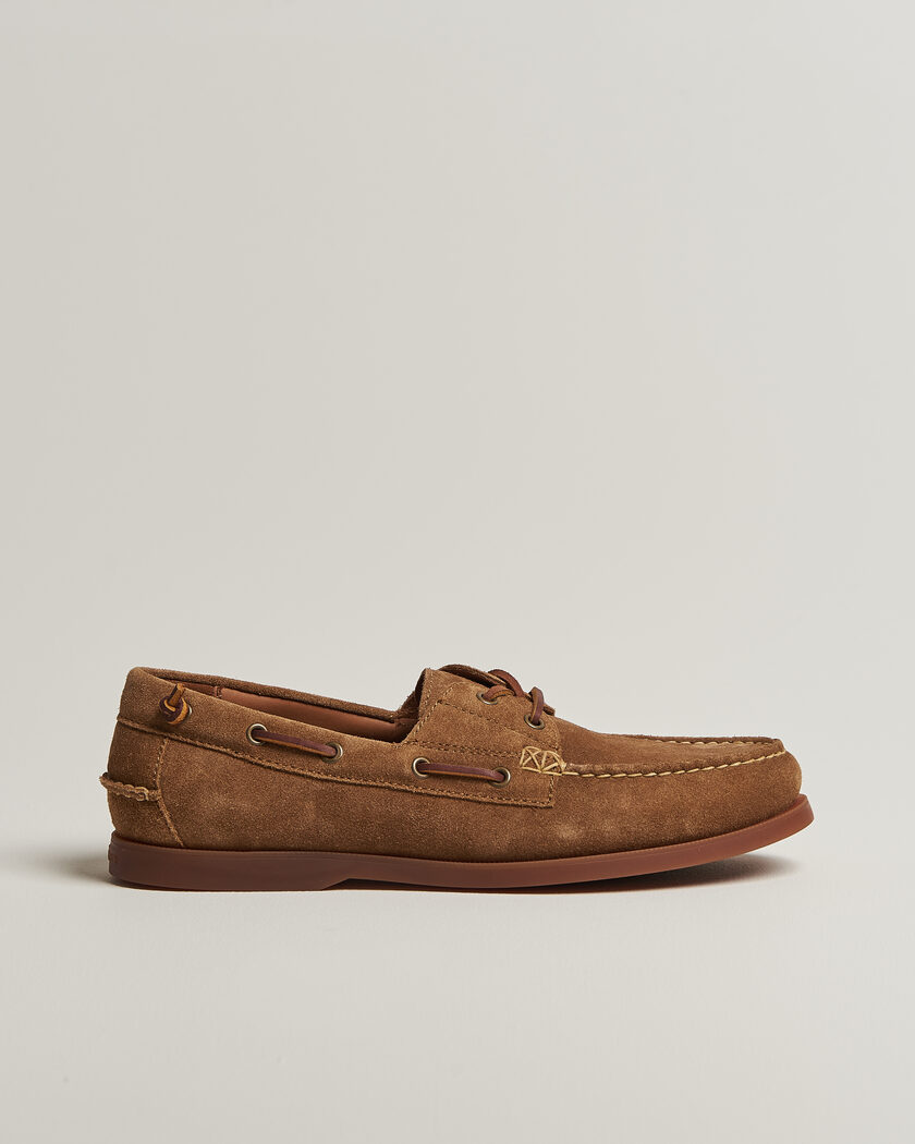 Polo Ralph Lauren Merton Suede Boat Shoe Desert Tan – Ruskea