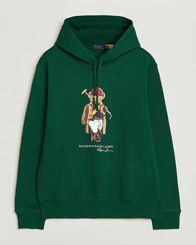 Polo Ralph Lauren Fleece Bear Hoodie New Forest – Vihreä