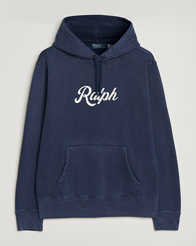 Polo Ralph Lauren Vintage Fleece Logo Hoodie Dark Cobalt – Sininen