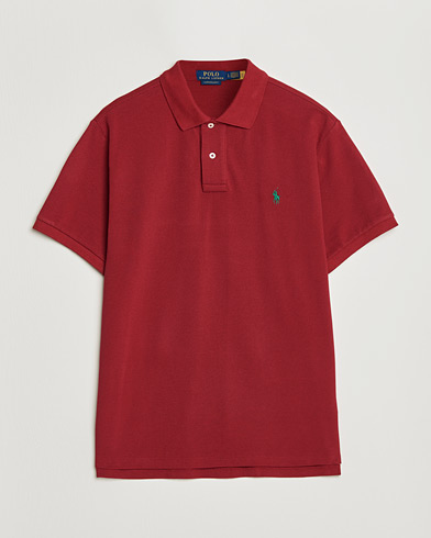 Polo Ralph Lauren Custom Slim Fit Polo Heritage Red – Punainen