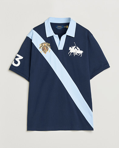 Polo Ralph Lauren Diagonal Striped Polo Newport Navy – Sininen