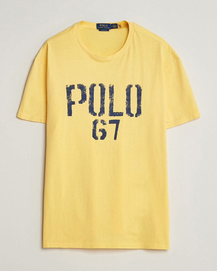 Polo Ralph Lauren Jersey Logo T-Shirt Resort Gold – Keltainen