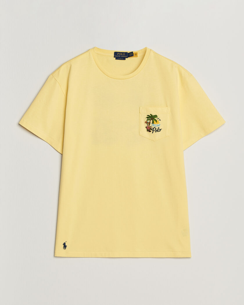 Polo Ralph Lauren Jersey Printed T-Shirt Resort Gold – Keltainen