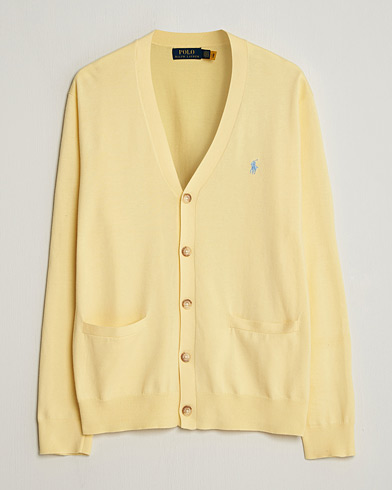 Polo Ralph Lauren Cotton Cardigan Wicket Yellow – Keltainen