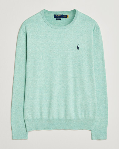 Polo Ralph Lauren Cotton Crew Neck Sweater Green Heather – Vihreä