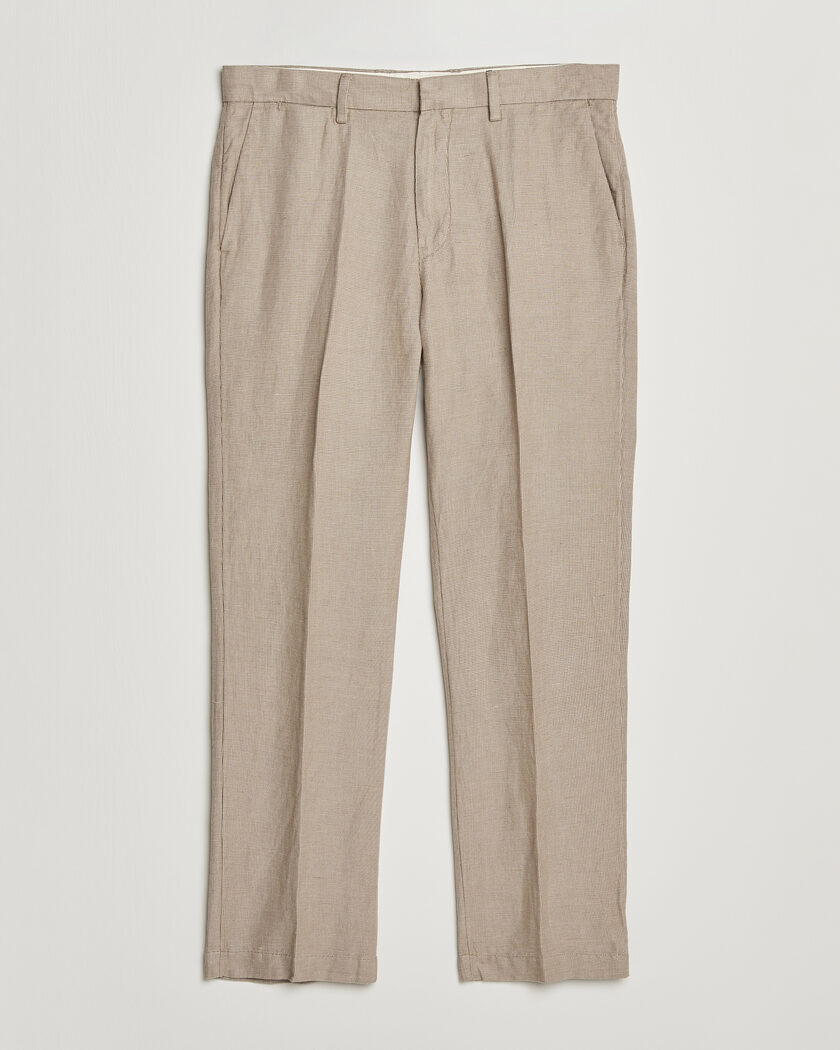 Polo Ralph Lauren Cotton Linen Pants Madison Tan Stone Grey – Harmaa