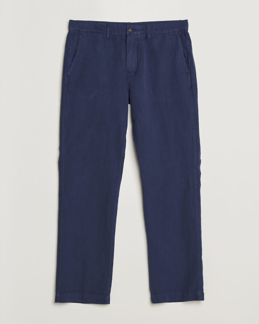 Polo Ralph Lauren Linen Cotton Pants New Classic Navy – Sininen