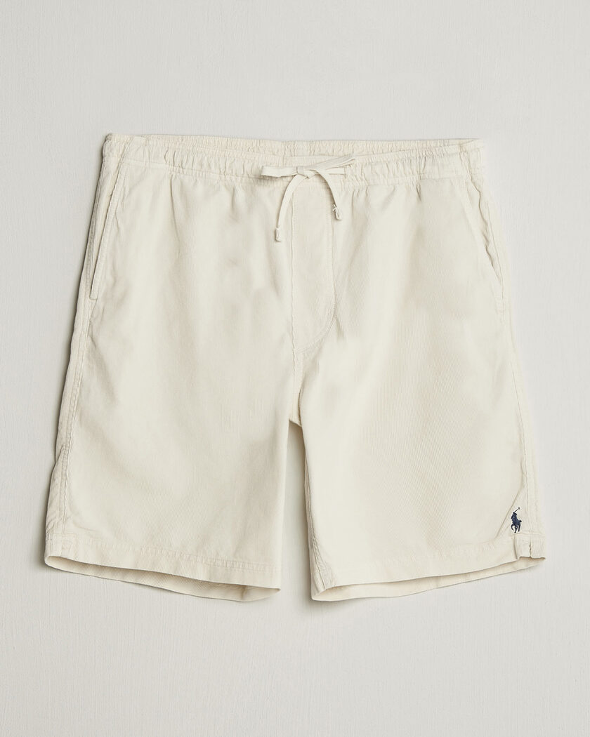 Polo Ralph Lauren Wale Cord Shorts Warm Cream – Valkoinen