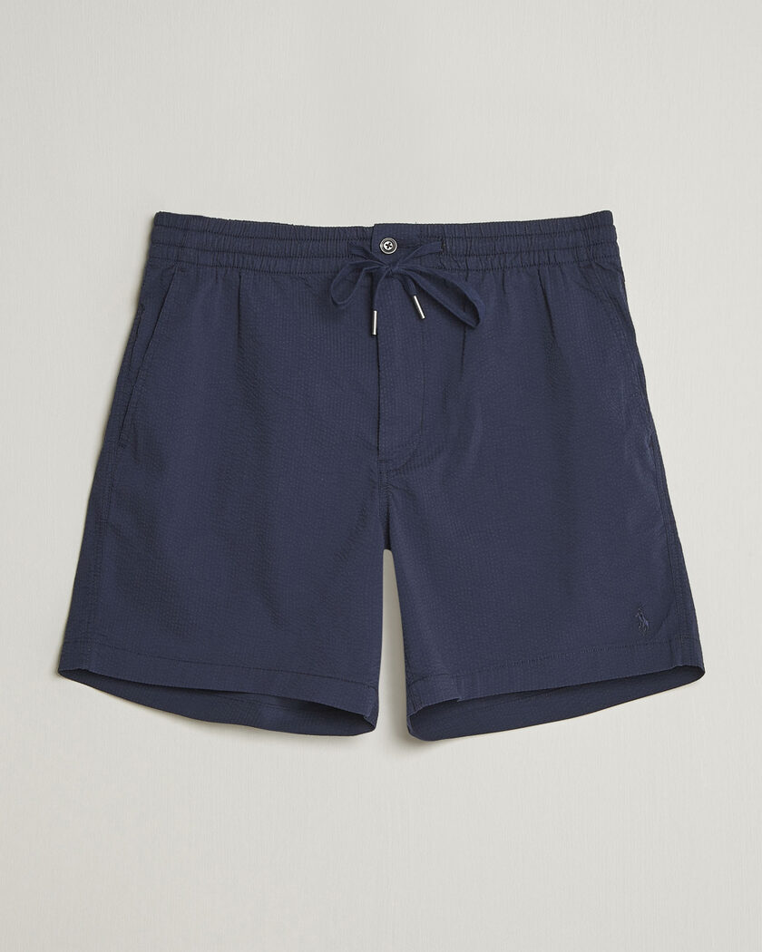 Polo Ralph Lauren Seersucker Shorts Newport Navy – Sininen