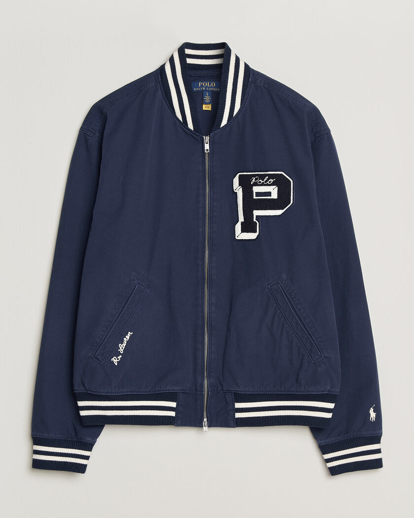 Polo Ralph Lauren Rustic Canvas Bomberjacket Newport Navy – Sininen