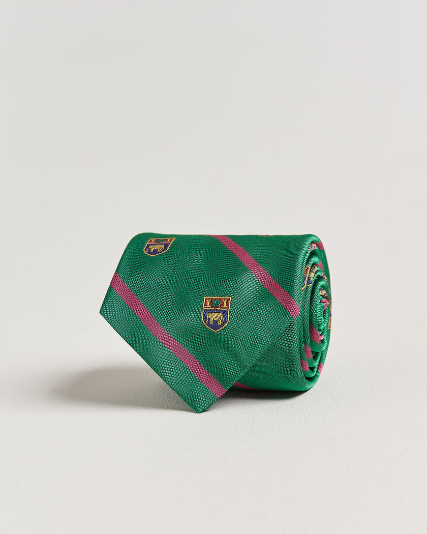 Polo Ralph Lauren Elephant Palm Club Tie Green – Vihreä