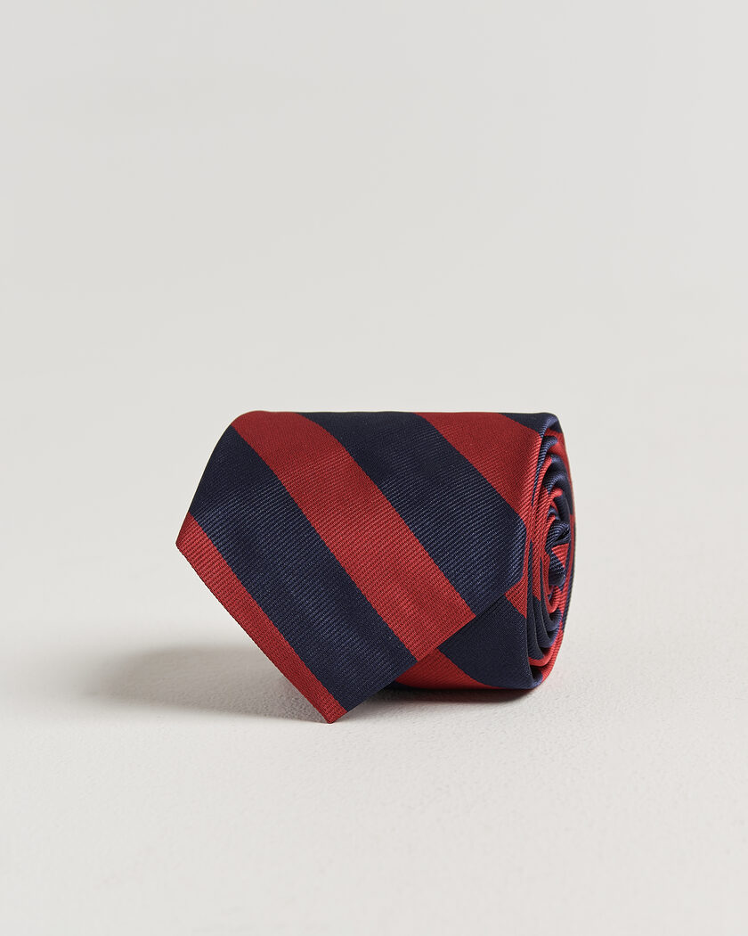 Polo Ralph Lauren Striped Club Tie Navy/Red – Punainen