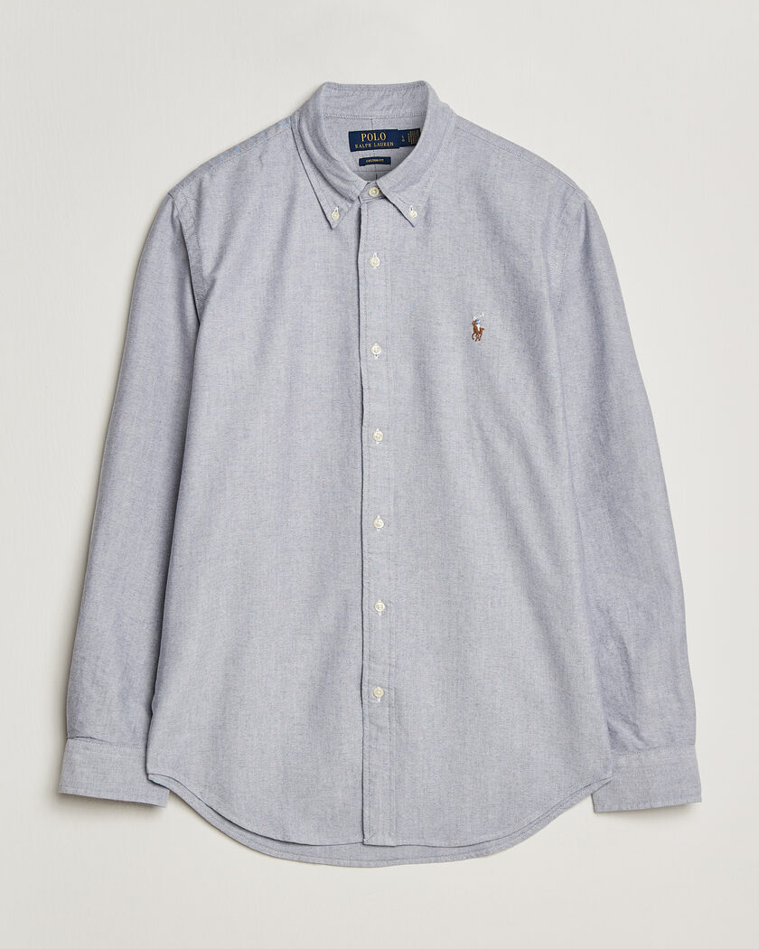Polo Ralph Lauren Custom Fit Oxford Shirt Navy – Sininen