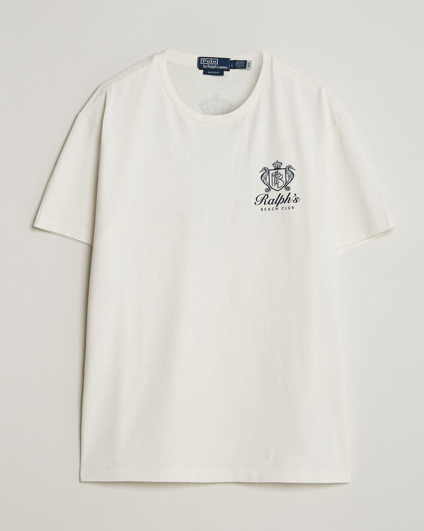 Polo Ralph Lauren Ralph's Beach Club Back Print Tee White – Valkoinen