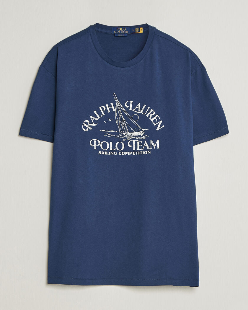 Polo Ralph Lauren Ralph's Beach Club Printed Tee Dark Cobalt – Sininen