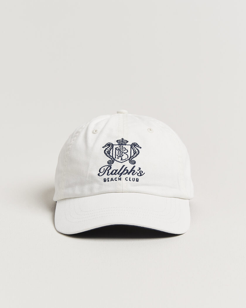 Polo Ralph Lauren Ralph's Beach Club Cap Clubhouse Cream – Valkoinen