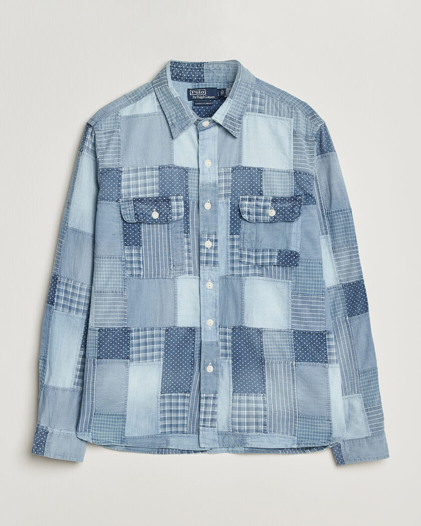Polo Ralph Lauren Indigo Patchwork Shirt Blue – Sininen