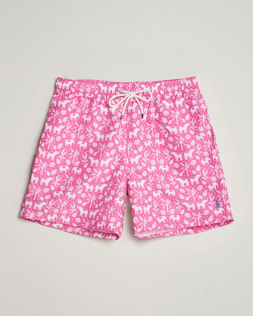Polo Ralph Lauren Traveler Print Mid Trunk Pink – Vaaleanpunainen