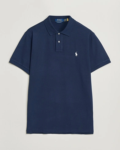 Polo Ralph Lauren Custom Slim Fit Polo Navy – Sininen