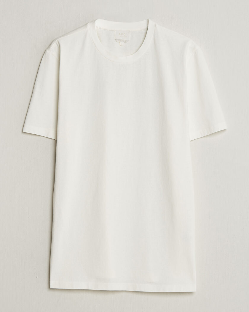 A.P.C. Printed Crew Neck T-Shirt Off White – Valkoinen