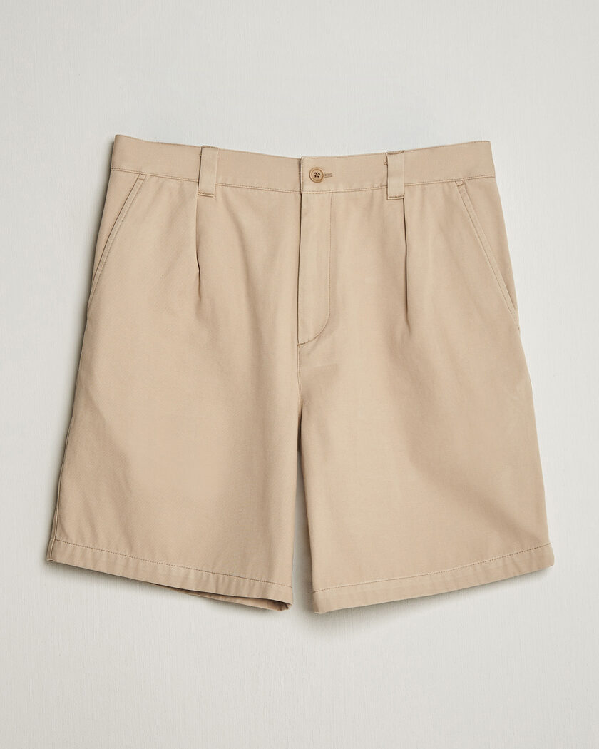 A.P.C. Otis Cotton Chino Shorts Beige – Beige