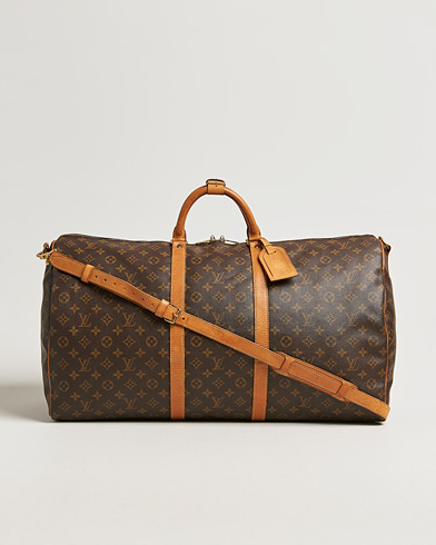 Louis Vuitton Pre-Owned Keepall Bandouliére 60 Monogram – Ruskea