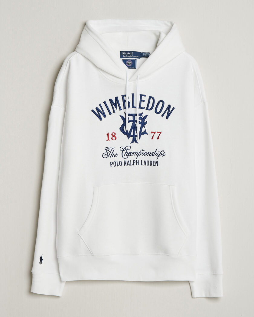 Polo Ralph Lauren Wimbledon Hoodie White – Valkoinen
