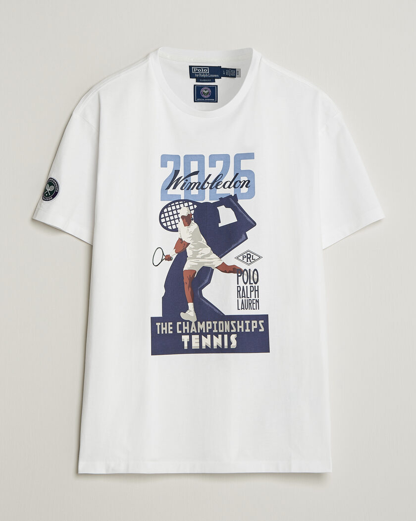 Polo Ralph Lauren Printed Championship Tee White – Valkoinen