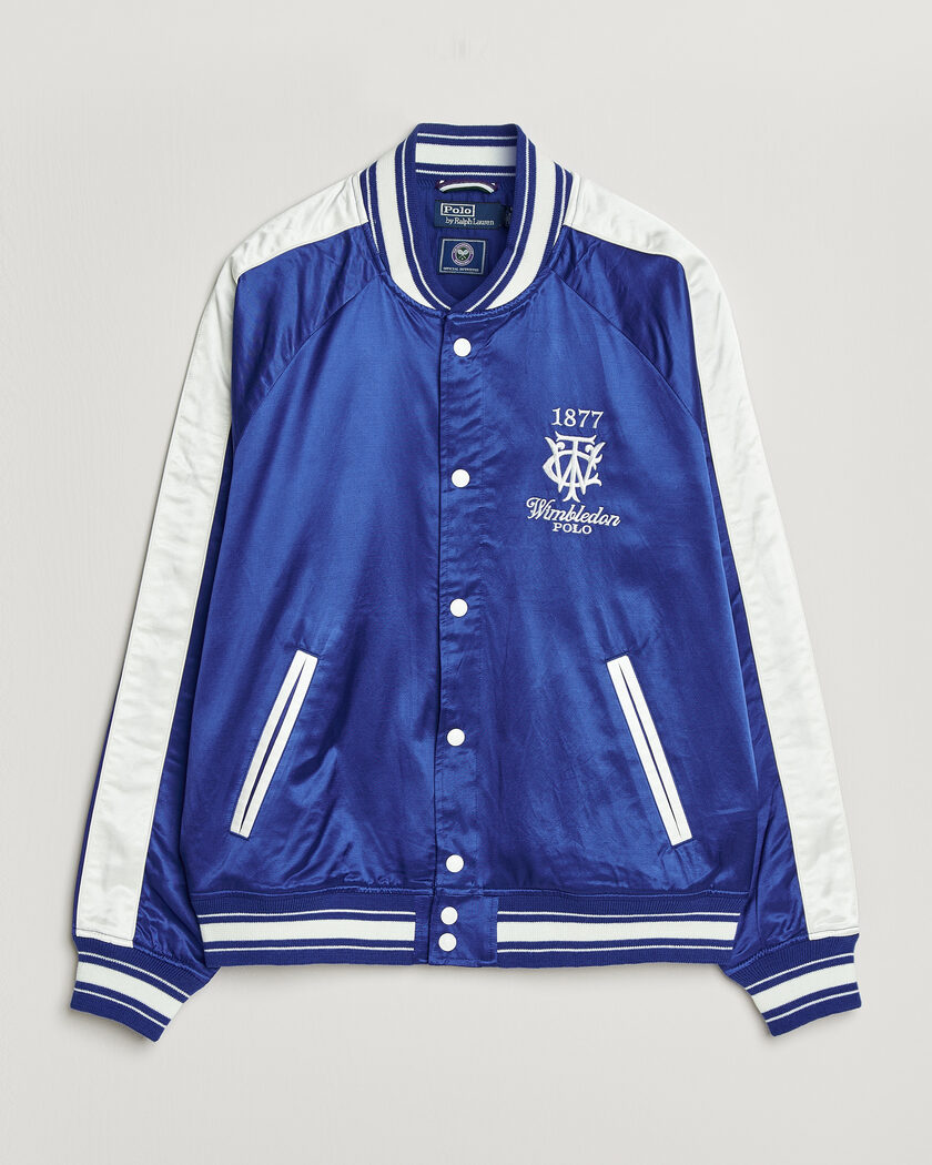 Polo Ralph Lauren Championship Bomber Jacket Graphic Royal/White – Sininen
