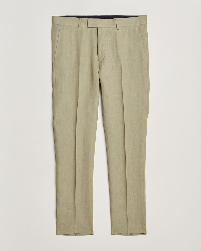 Tiger of Sweden Tenuta Linen Suit Trousers Mole – Vihreä