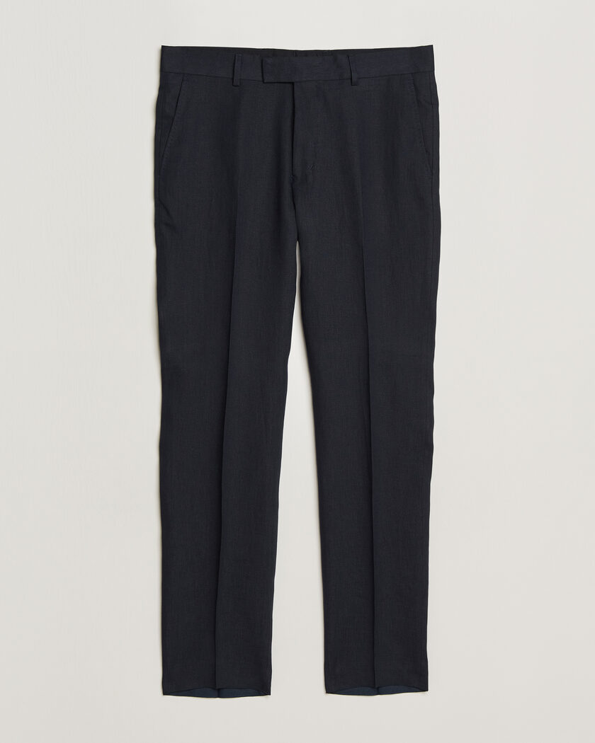 Tiger of Sweden Tenuta Linen Suit Trousers Midnight Blue – Sininen