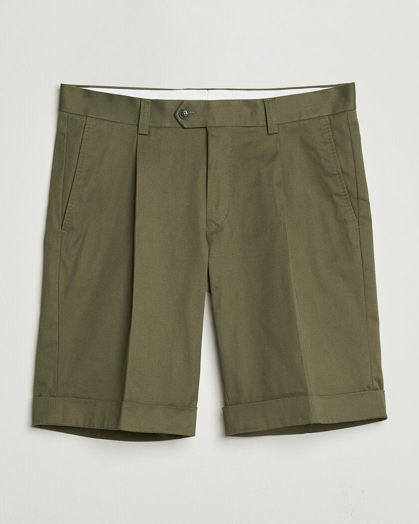 Tiger of Sweden Tenut Cotton Chino Shorts Kalamata Green – Vihreä