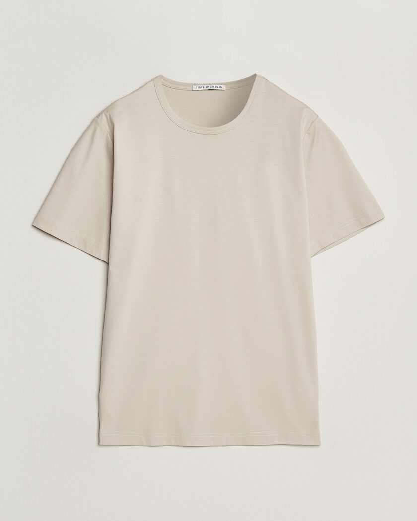 Tiger of Sweden Olaf Mercerized Cotton T-Shirt Seline Grey – Harmaa