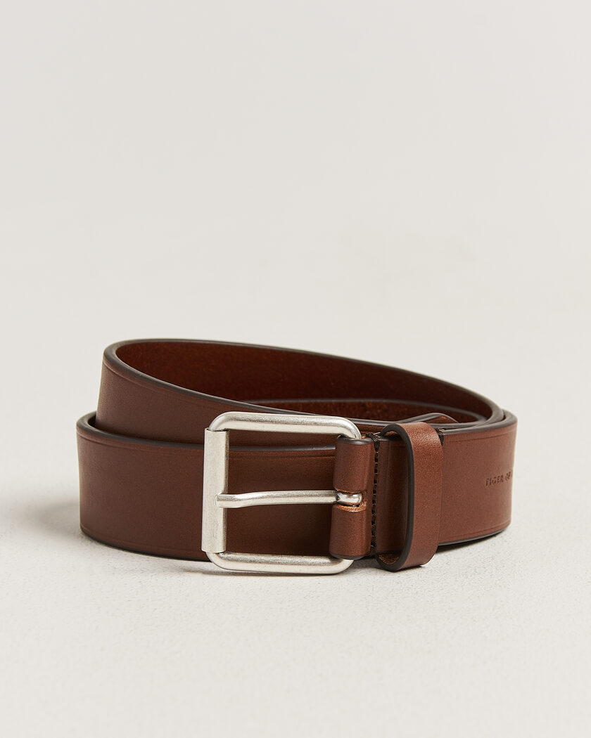 Tiger of Sweden Labori Leather Belt Dark Brown – Ruskea