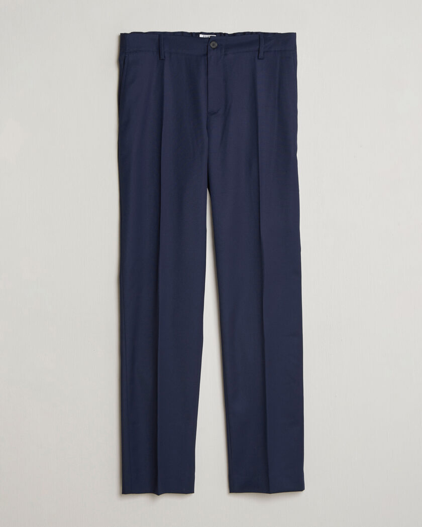 Filippa K Troy Tailored Drawstring Trousers Ink Navy – Sininen