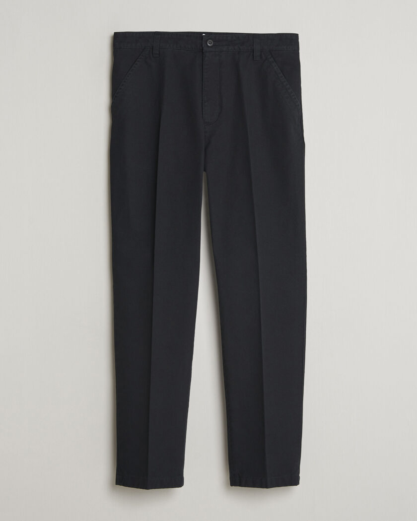 Filippa K Carl Cotton Trousers Black – Musta