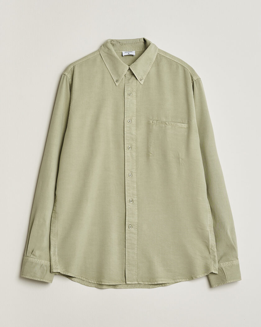 Filippa K Zack Lyocell Shirt Light Green – Vihreä