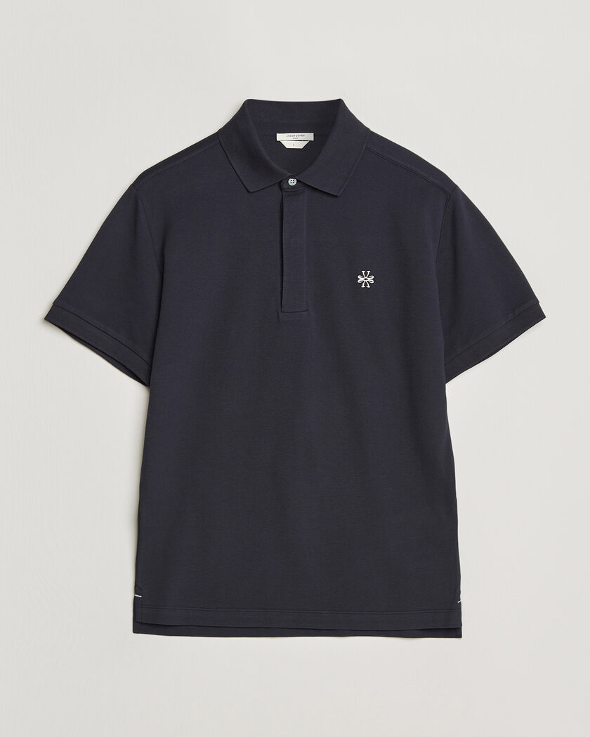 Jacob Cohën Cotton Polo Piquet Navy Blue – Sininen