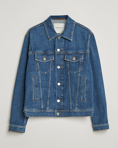 Jacob Cohën Denim Trucker Jacket Mid Blue – Sininen