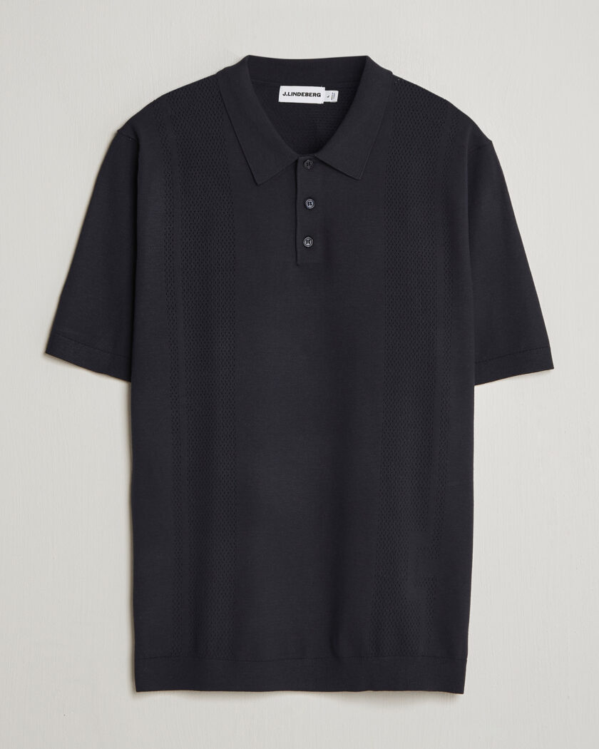 J.Lindeberg Reymond Knit Polo JL Navy – Sininen