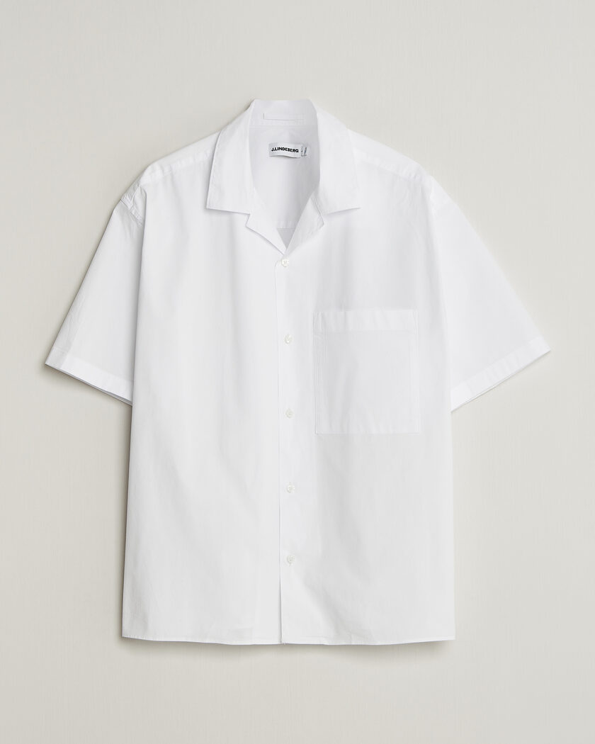 J.Lindeberg Ellis Cotton Resort Shirt White – Valkoinen
