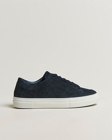 J.Lindeberg Art Signature Suede Sneaker JL Navy – Sininen